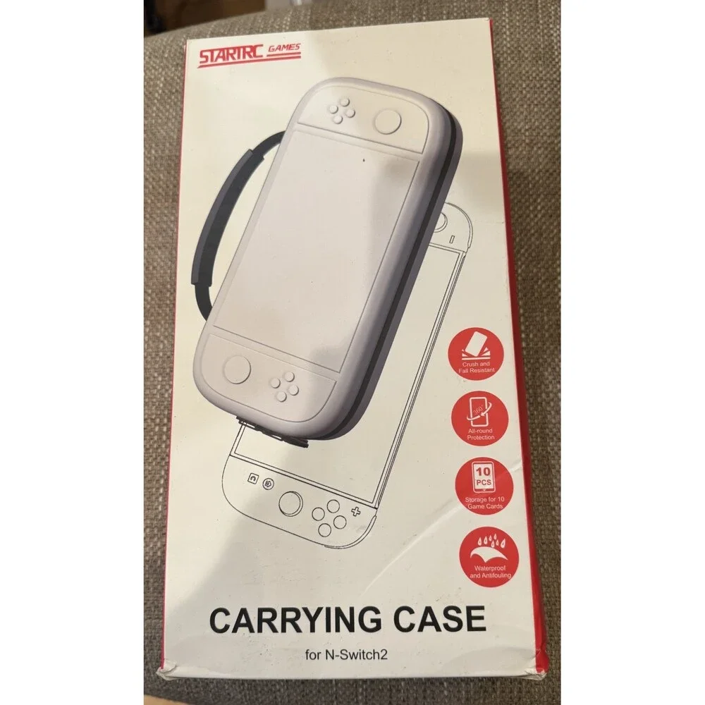 New Atartrc Games Ninento Switch2 Carrying Case White